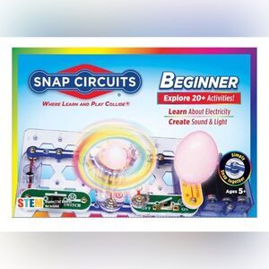 Elenco Snap Circuts Beginner Kids STEM Electronic Exploration Kit Toy. NEW.